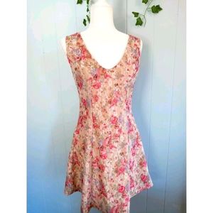 Francesca's Cottage Core Lace Mini Dress